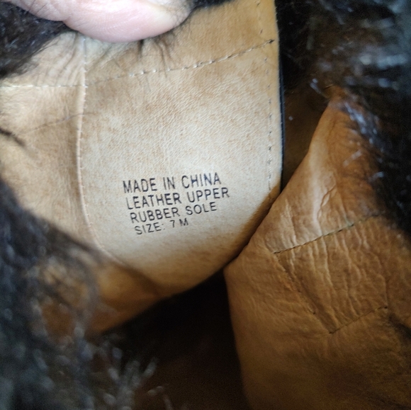 Michael Kors Navy Winter Boots with Wedge Heel and Lacing - Picture 12 of 13